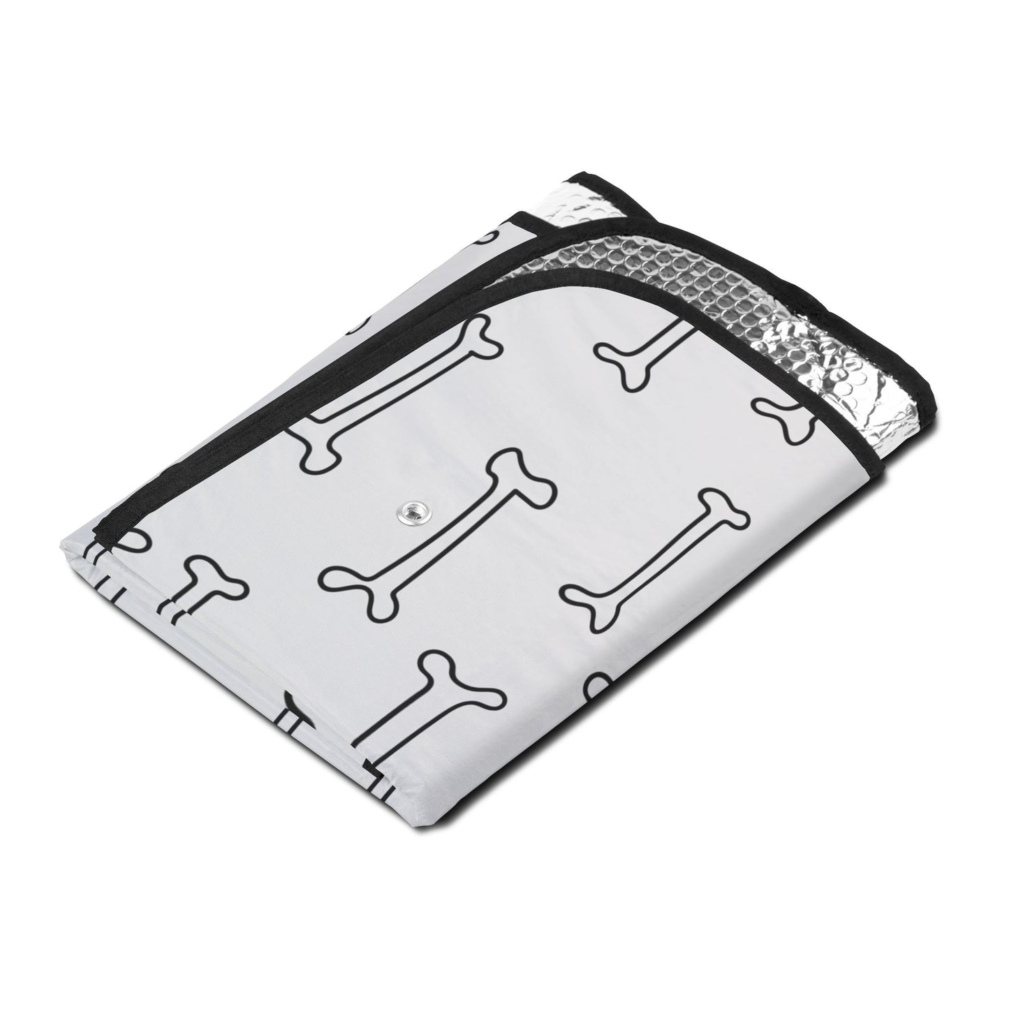 Dog Bone Pattern Car Sun Shade — Front Windshield UV Sunshade