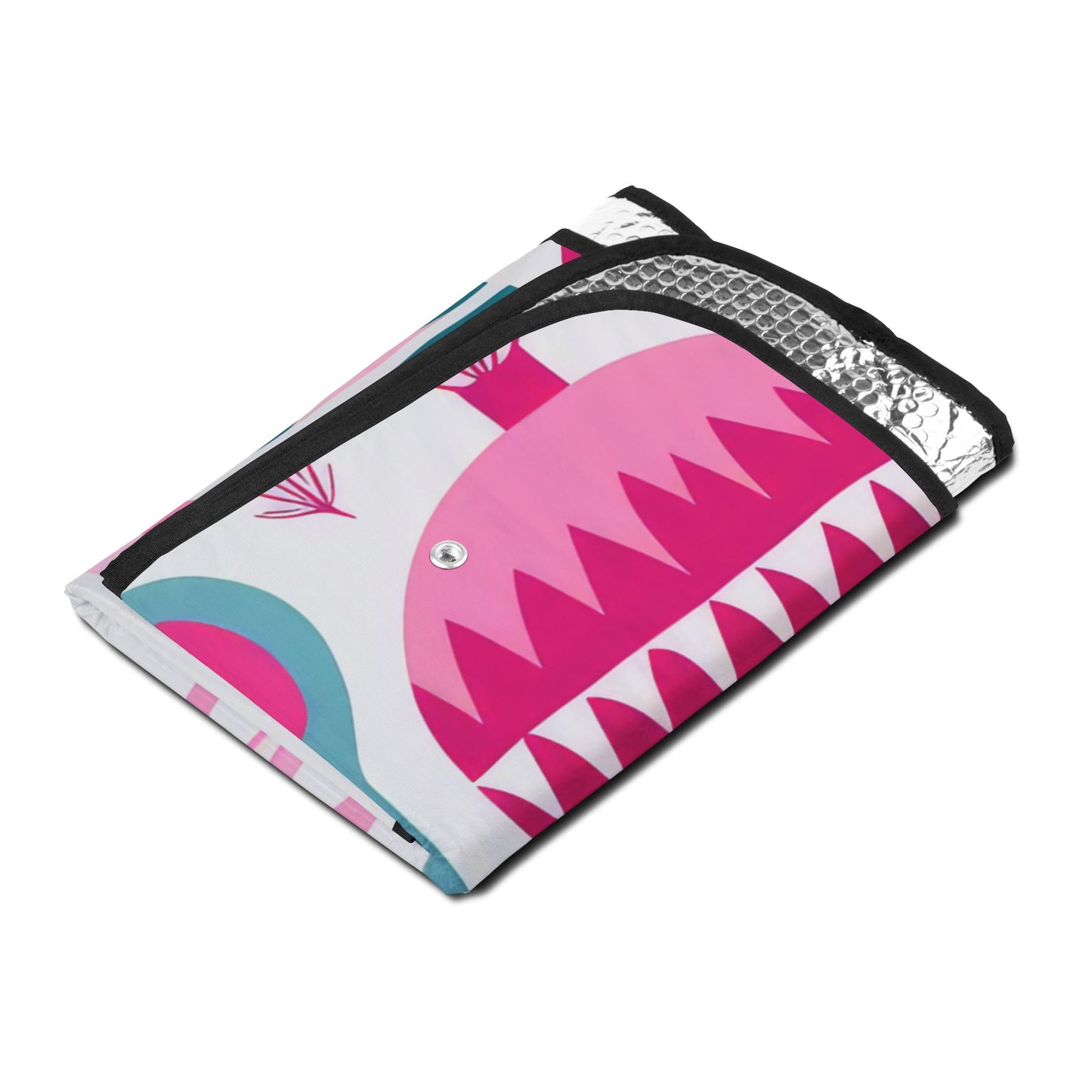 Festive Pink Ornaments Car Sun Shade