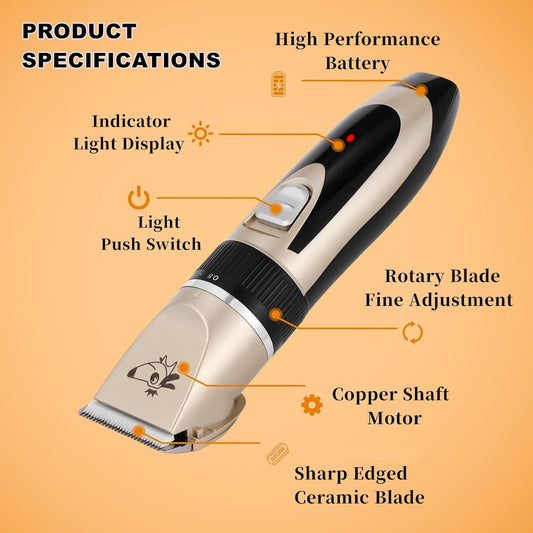 pet products Pet products Professional Rechargeable Cordless Dogs Cats Horse Grooming Clippers - Professional Pet Hair Clippers with Comb Guides for Dogs Cats Horses and Other House Animals Pet Grooming Kit