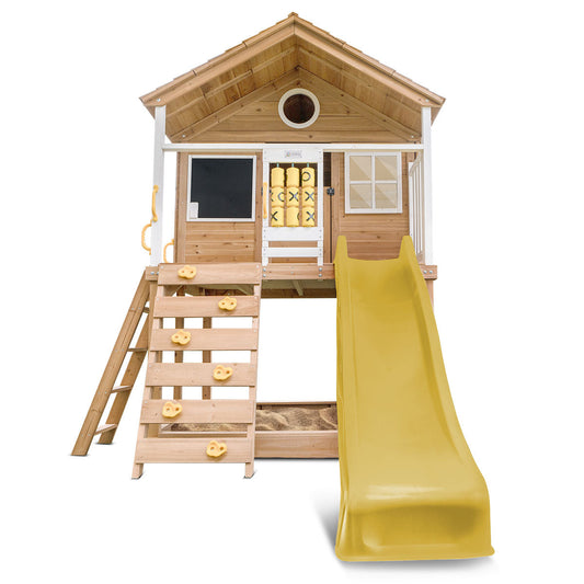Lifespan Kids Warrigal Cubby House with 2.2m Slide (Yellow)