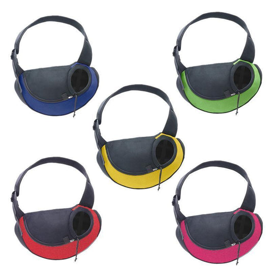 S Size Pet Shoulder Carrier Bag Puppy Cat Dog Travel Sling Backpack Portable - Green