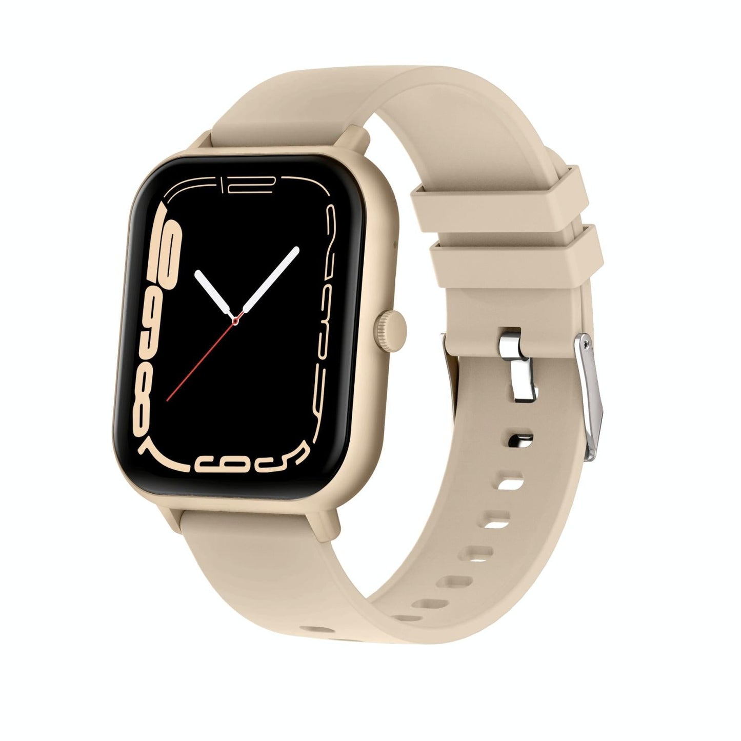 1.83 Inch Touch Screen Ai Voice Heart Rate / Blood Oxygen / Blood Pressure / Sleep Monitoring Bluetooth Smartwatch - Black