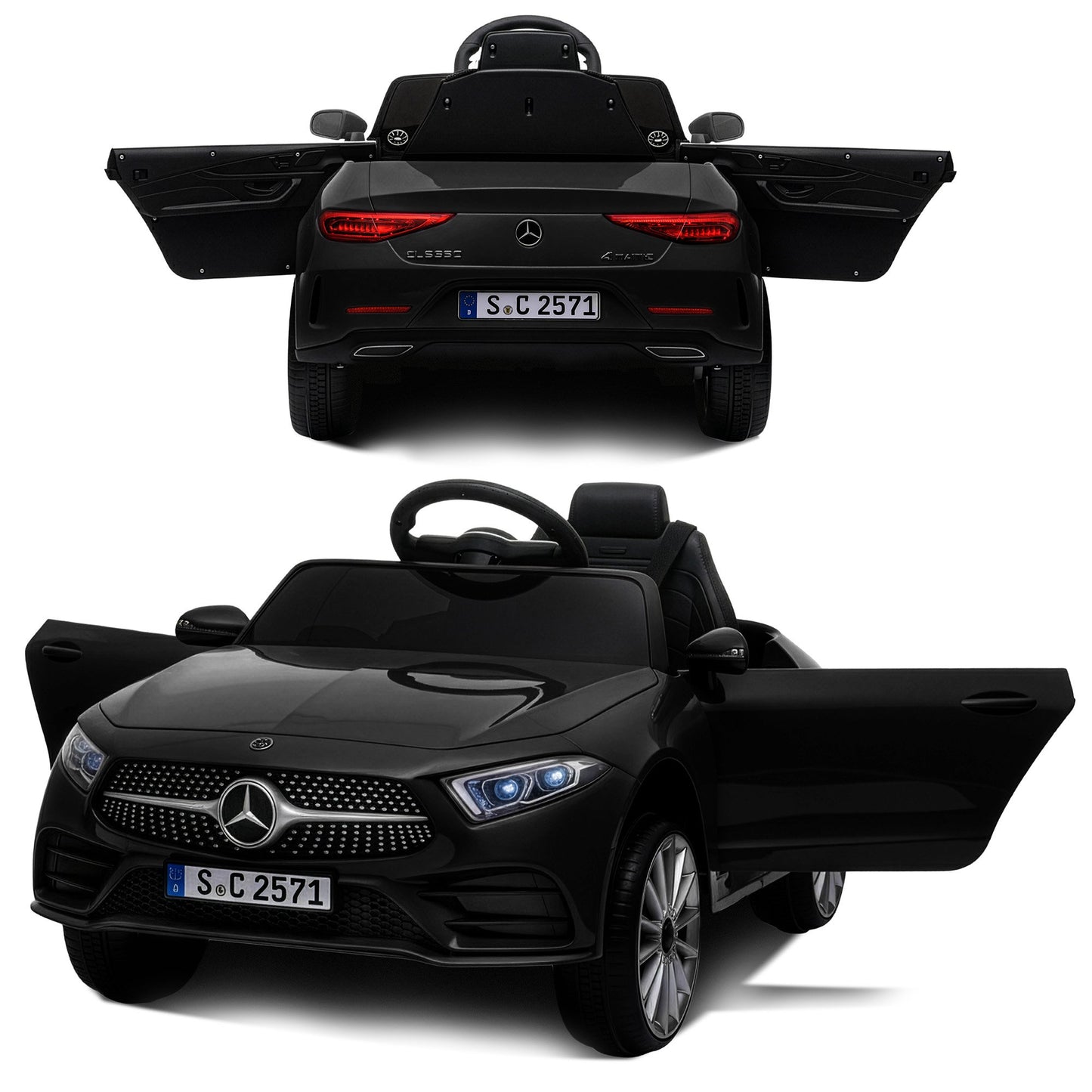 Kahuna Mercedes Benz CLS 350 Kids Electric Ride On Car with Remote Control - Black