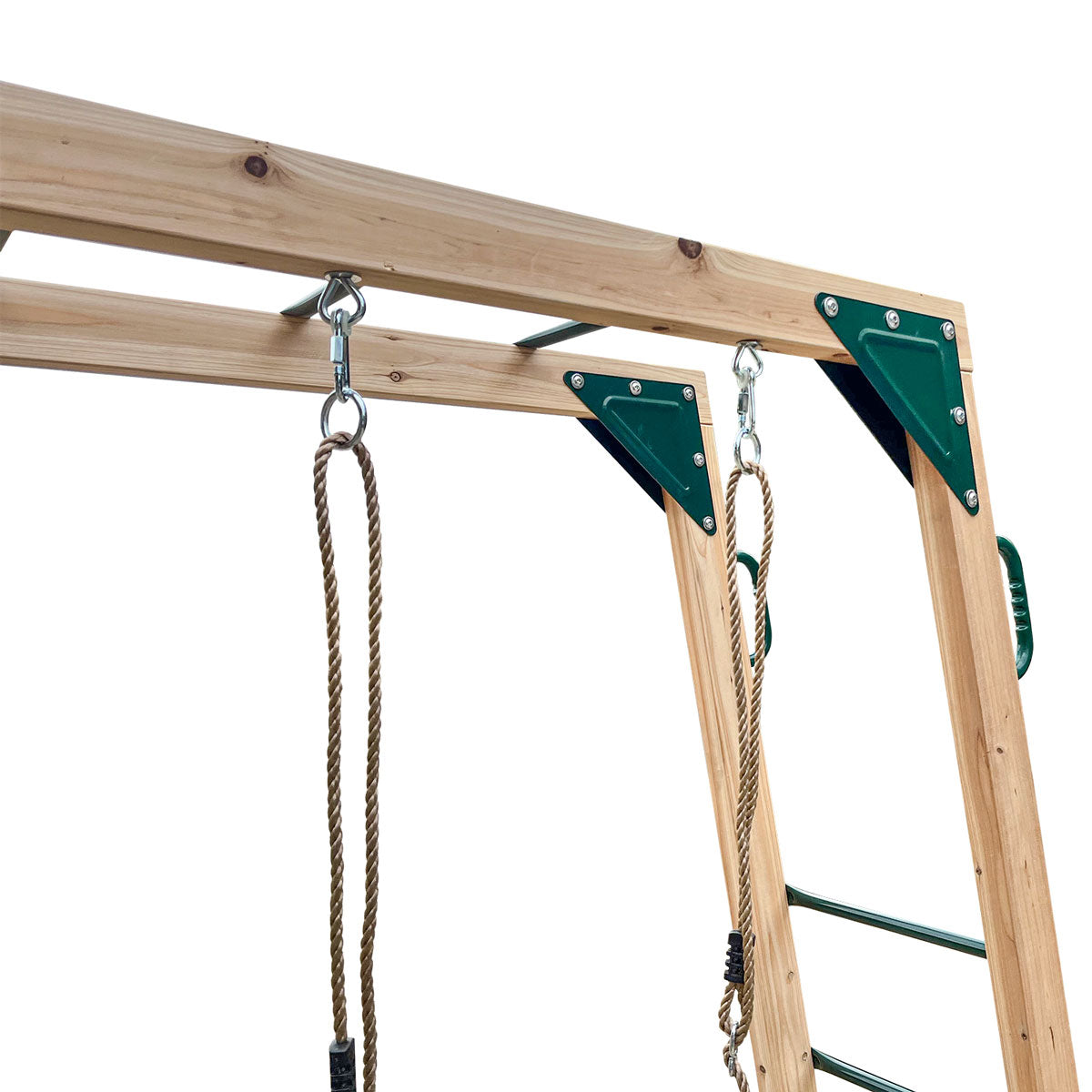 Lifespan Kids Kingston Cubby House Swing Set with 2.2m Yellow Slide