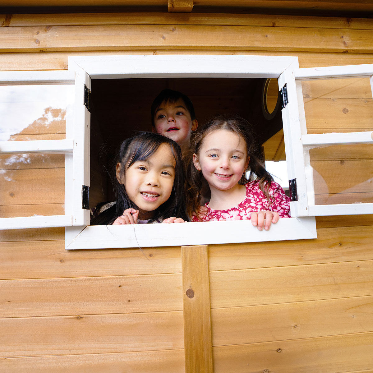 Lifespan Kids Warrigal Cubby House with 2.2m Slide (Pastel Pink)