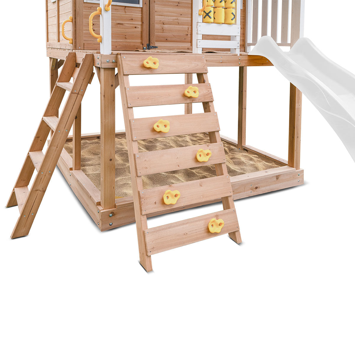 Lifespan Kids Warrigal Cubby House with 2.2m Slide (White)