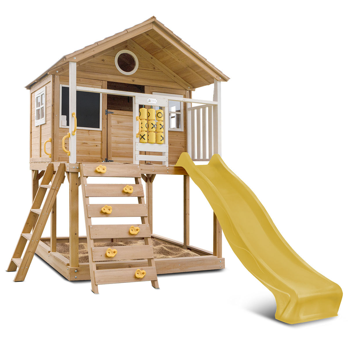 Lifespan Kids Warrigal Cubby House with 2.2m Slide (Yellow)