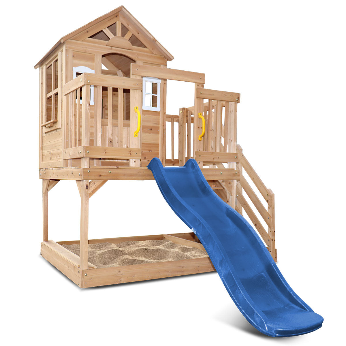 Lifespan Kids Silverton Cubby House with 1.8m Slide (Blue)