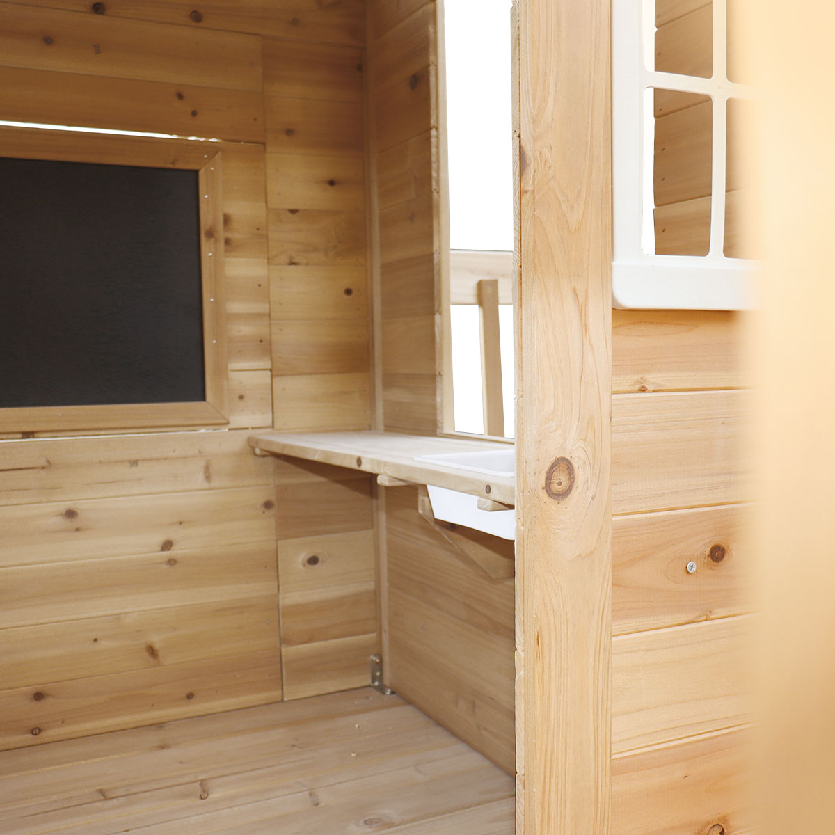 Lifespan Kids Silverton Cubby House with 1.8m Slide (Green)