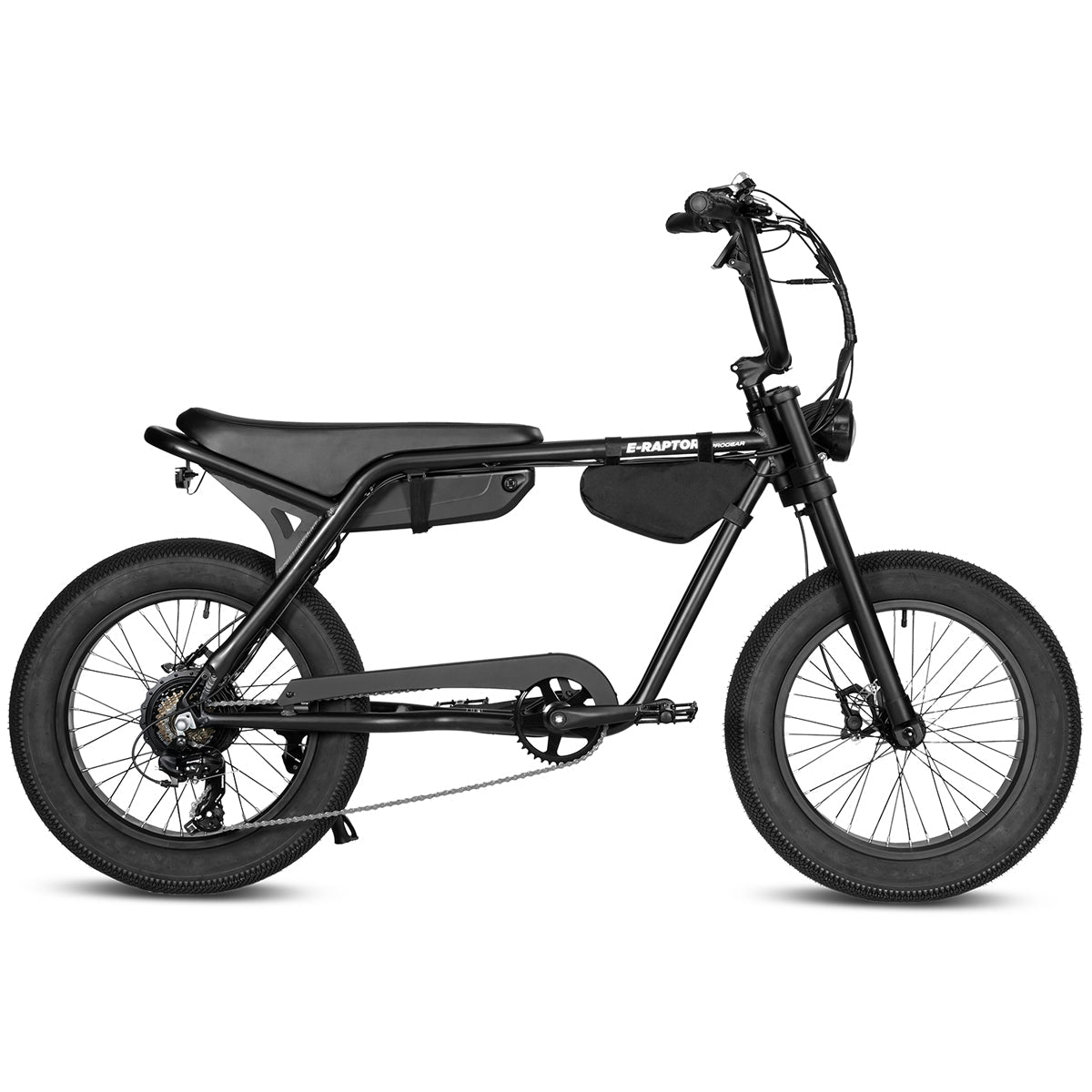 Progear E-Raptor 20" Electric Street Bike - - Matte Black + Throttle