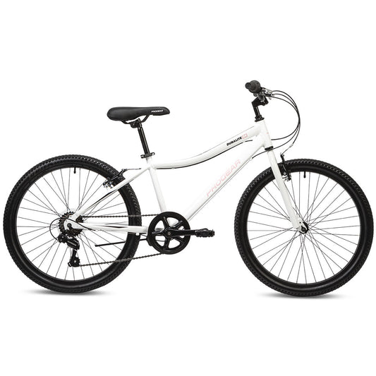 Progear DuraLite 24" Girls 7 Speed Bike - Pearl White