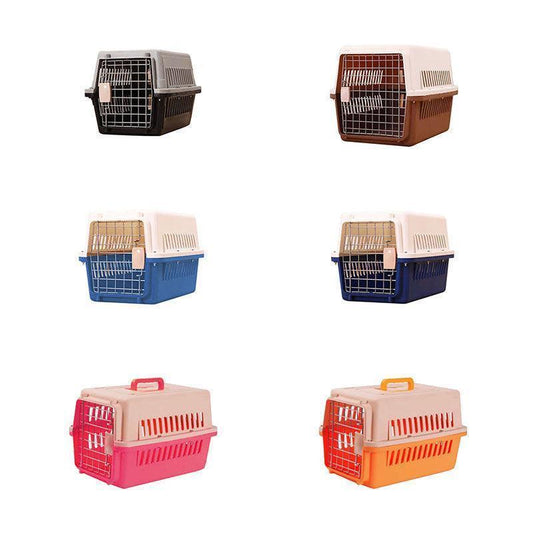 M Size Dog Cat Rabbit Portable Tote Crate Pet Carrier Kennel Travel Airline Carry Bag - Black