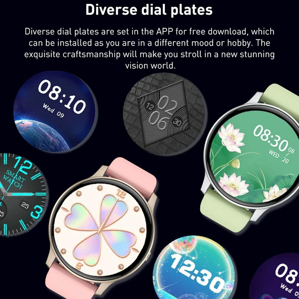 Bluetooth Talk Smartwatch Multi-Function Monitor Heart Rate / Blood Pressure / Blood Oxygen / Sleep - Blue