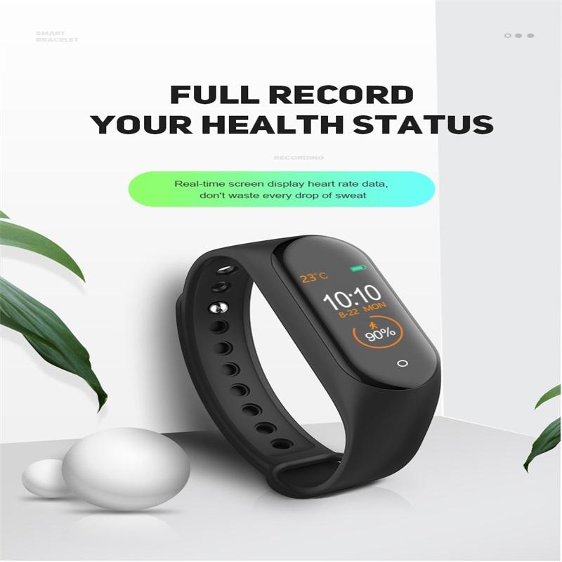 Waterproof Smartwatch With Call Reminder And Health Monitoring - Black