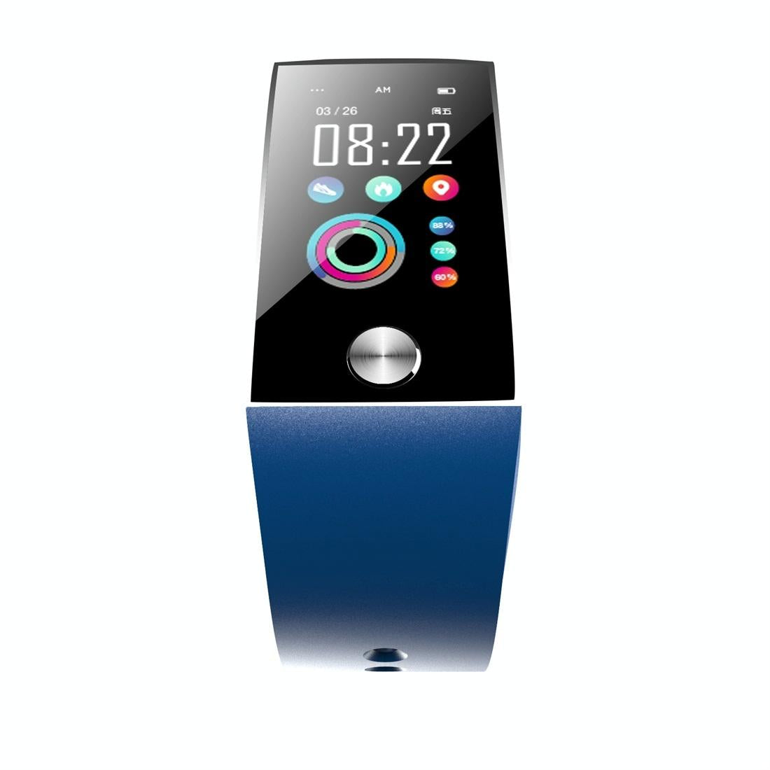 Waterproof Bluetooth Smartwatch With Tft Screen - Blue