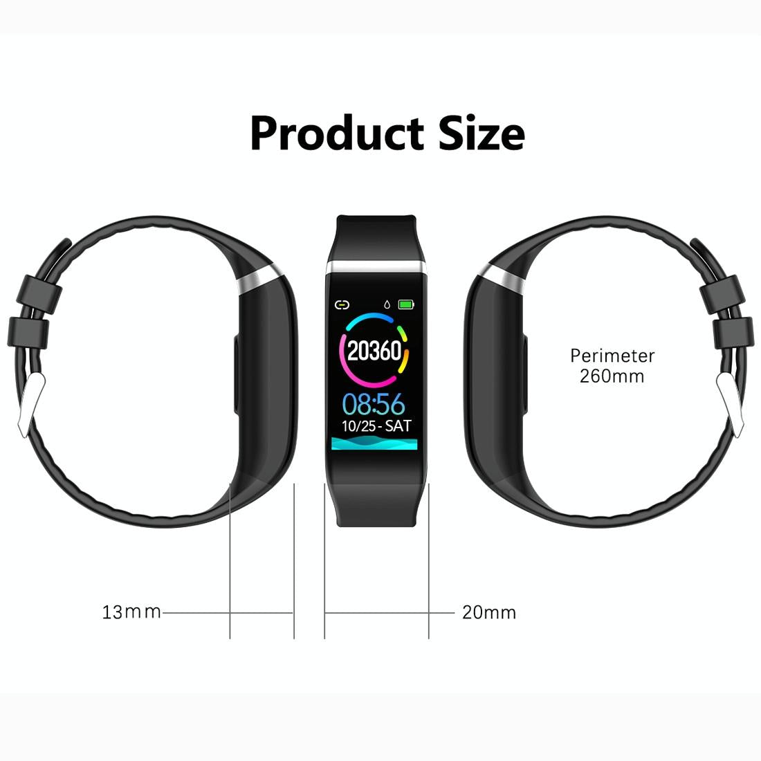 Smartwatch With Call Reminder And Health Monitoring - Waterproof - Blue
