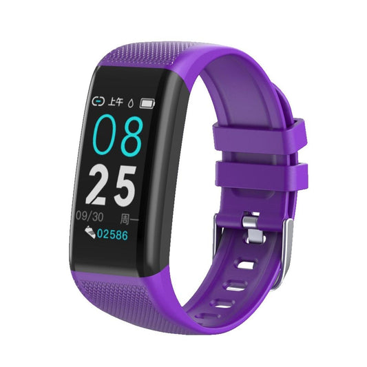 Waterproof Touch Screen Smartwatch - Ipx67 - Purple