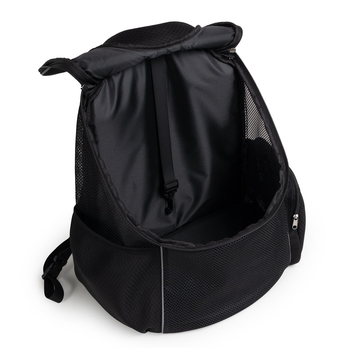 Purple Breathable Mesh Pet Carrier Backpack - Head-Out Design for Small Dogs & Cats, Ventilated Travel Hiking Carrier Bag with Front Entry & Pockets