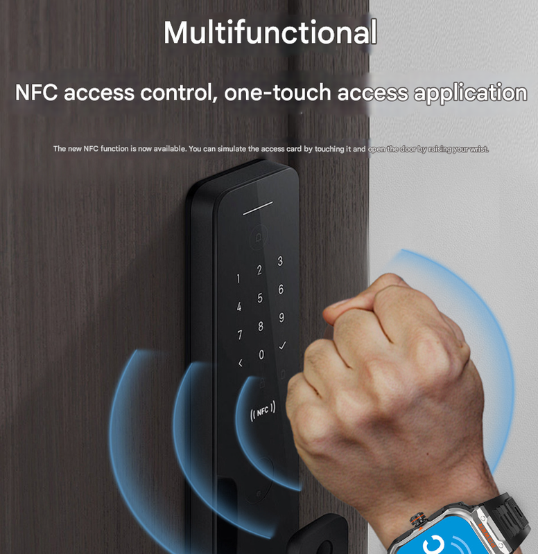 Silver 2-in-1 Smartwatch with Earbuds and 2.01-Inch HD Screen for Sports