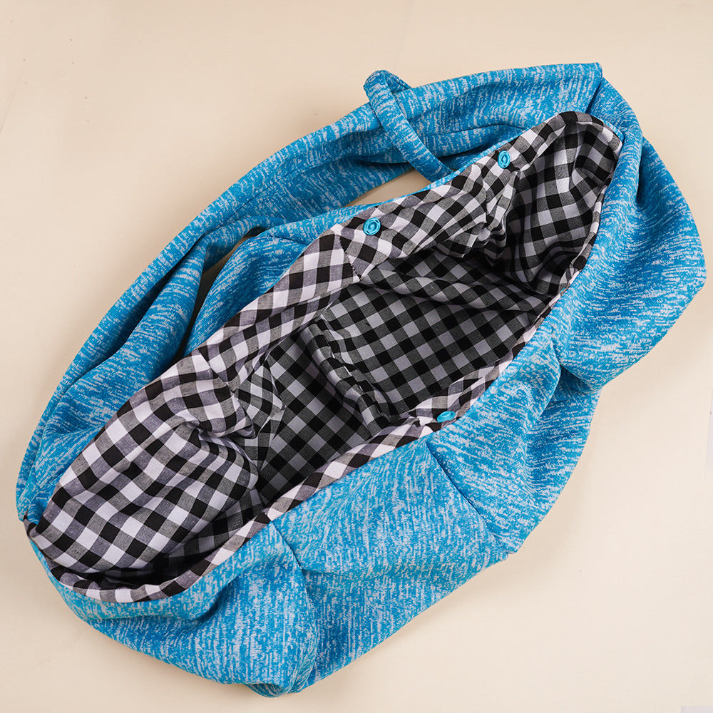 Black Pet Carrier Backpack - Comfortable Shoulder Bag for Cats and Dogs, Ideal for Outdoor Use in Autumn and Winter