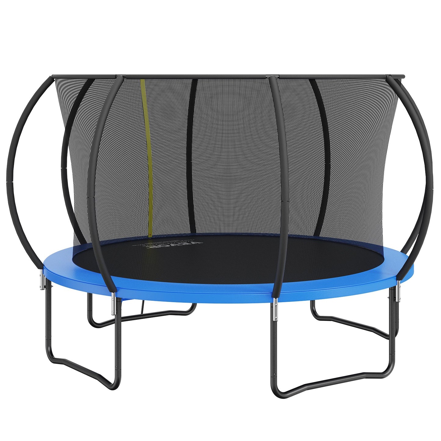 VEVOR 3.66m Trampoline, 181 kg Trampoline with Enclosure Net, Ladder, and Curved Pole, Heavy Duty Trampoline with Jumping Mat and Spring Cover Padding, Outdoor Recreational Trampolines for Kids Adults